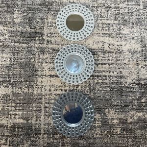 Wall mirror ombré decor